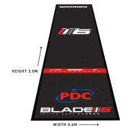 Dartmatte Precision PVC Winmau mit Oche