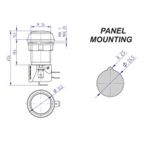 Illuminated Push Buttons 32 mm round