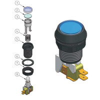 Illuminated Push Buttons 32 mm round